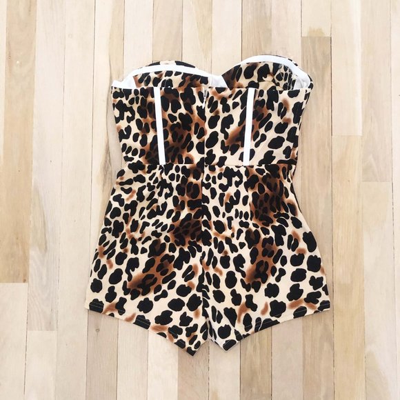 Leopard Corset Bodysuit - Picture 2 of 2
